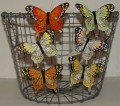 Butterfly on clip 10 cm