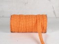 Lace ribbon, orange, 8mm