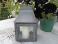 Lantern w. waves, H20 cm
