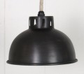 Metal lamp, greyblack, 14x10 cm