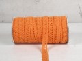 Lace ribbon, orange, 17mm