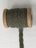 Laceribbon, olive, wood spool, 15mmx10m