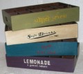 Soda boxes 45x30x9 cm, 4 ass colours