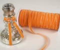 Velvet ribbon, orange, 10mm