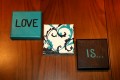 Love is (turquise)