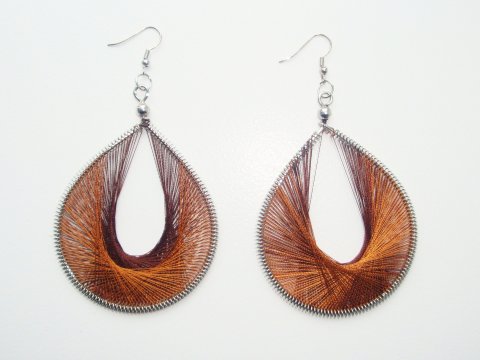 Bronze Thread Wrapped Tears reringe