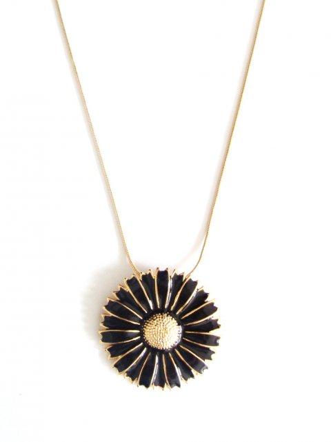 NYHED - Marguerit Halskde Guld/Sort