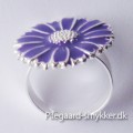 Lilla-slv Marguerit ring