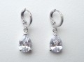 Sienna reringe med hvid swarovski sten - NYHED