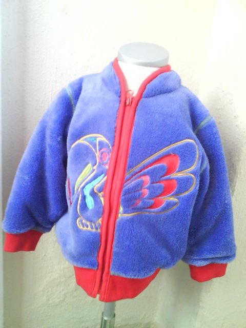 Mee Too jakke i microfleece med foer