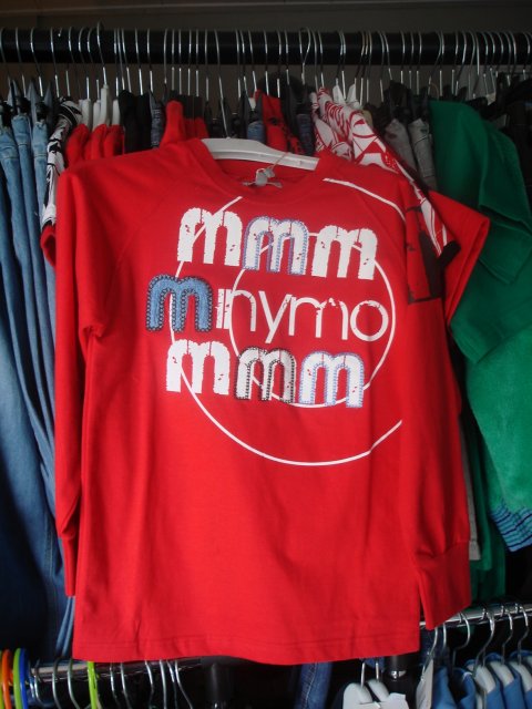 Minymo t-shirt med applikation