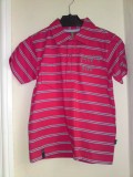 Fransa SS Poloshirt med striber str. 116