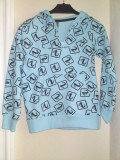 Fransa LS Sweat med krokodilletryk