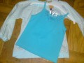 Fransa Tank Top med broderi og palietter