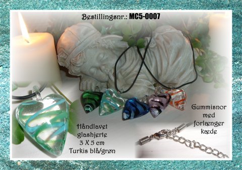 MC5 - XL hjerter - lysebl�/lysegr�n