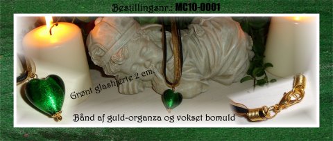 MC10 - glashjerter 2 cm - gr�nt