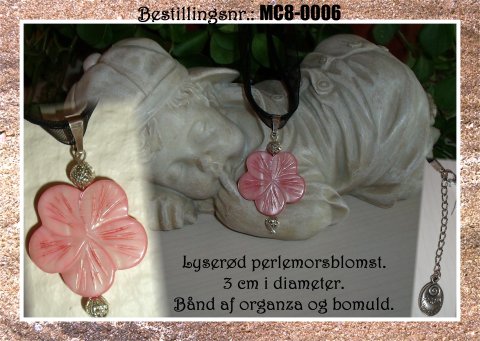 MC8 - perlemor - lyser�d blomst