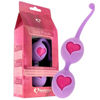 FEELZ TOYS - DESI LOVE BALLS PURPLE