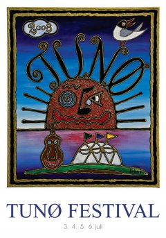 Tun&oslash; Festival plakat 2008 af Jens Kob&aelig;k