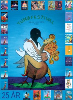 Tun&oslash; Festival plakat 2011 af Ibeth Olsen