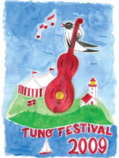 Tun&oslash; Festival plakat 2009 af Werner Pedersen