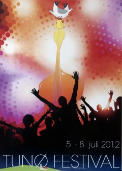 Tun&oslash; Festival plakat 2012 af Ernst Hornslet