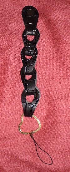 Hanger i sort slangelook