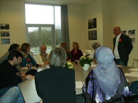Debat i en af voksen-workshoppene