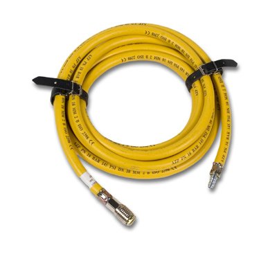 Vetter fyldeslange, gul, 5 meter, med koblinger