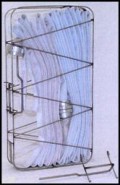 B-slangekurv med spec. hndtag med slangeholder, rustfri syrefast stl