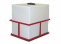 Vandtank i polyethylen, 360 liter, hvid, med ramme