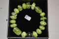 Jewellery of hand crafted glass