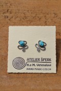 Earstick with turquoise