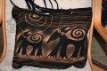 Bag in velvet