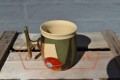 Mugs with metalhandle