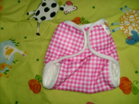 Nature Babies PUL Cover Pink tern str S