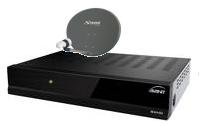 Avanit FTA S/S2 HD Receiver /  med miniparabol /single lnb