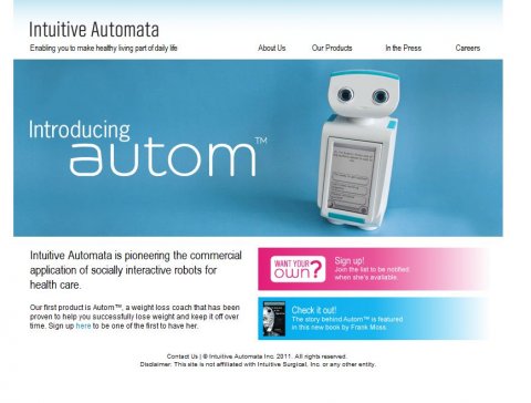 Hjemmeside for Intuitive Automata