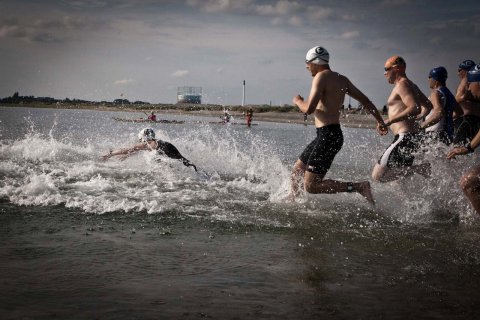 løbende triathleter