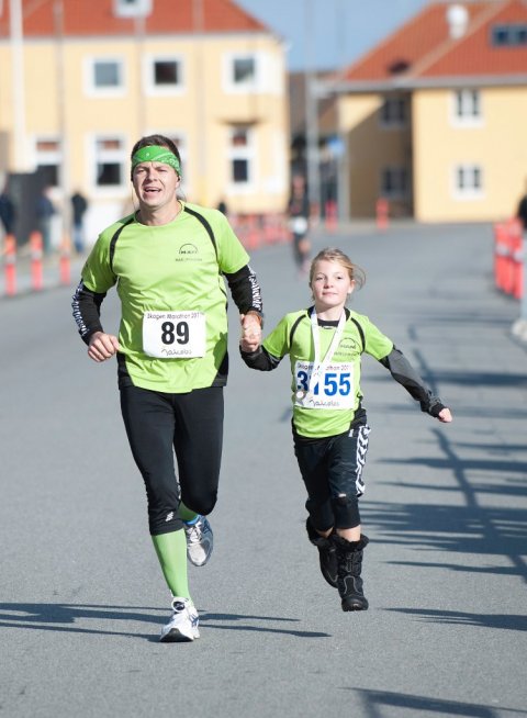 Afslutningen på mit 12. marathon.