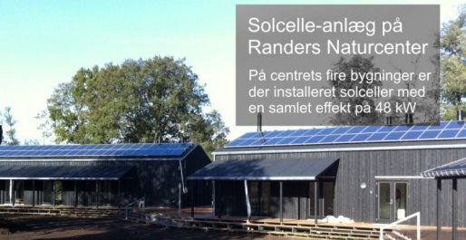Solcelle-anlæg på Randers Naturc