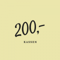 200,- kassen
