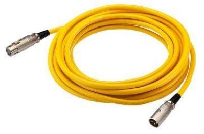 MEC-100/GE Mikrofonkabel 1m gul