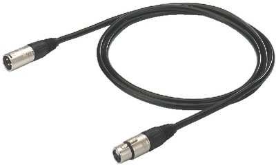 MECN-1500/SW Audiokabel 15m sort