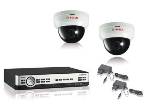 Videoovervgningsst - DVR + 2 kam. + 500GB disk (BOSCH)