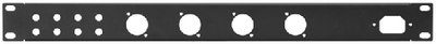 RCP-8719U 19'' frontplade 1U m/huller