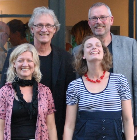 Anne-Marie Donslund, John Larsen, Charlotte Weitze, Niels Bugge
