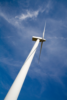 Wind Turbine Generator and blue sky