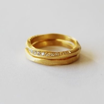 Forgyldt ring