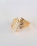 Forgyldt ring